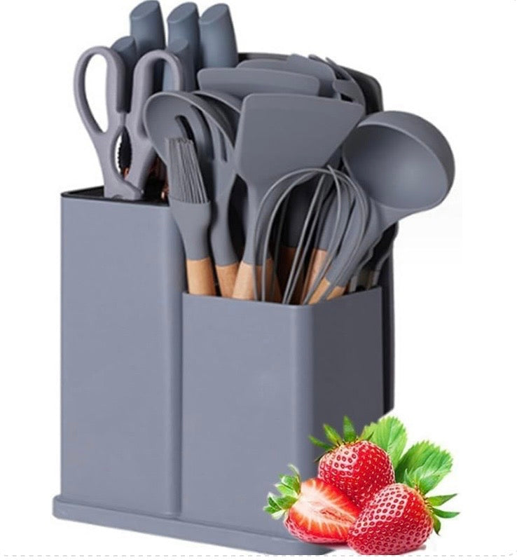 KITCHEN UTENSILS 19 PC