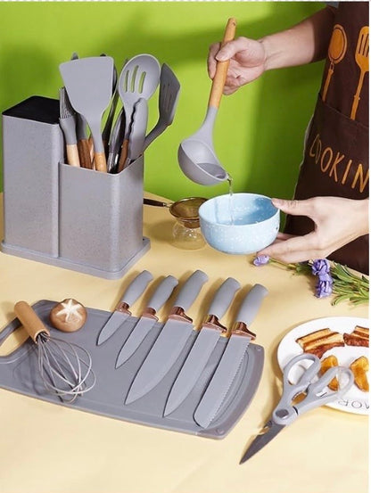 KITCHEN UTENSILS 19 PC