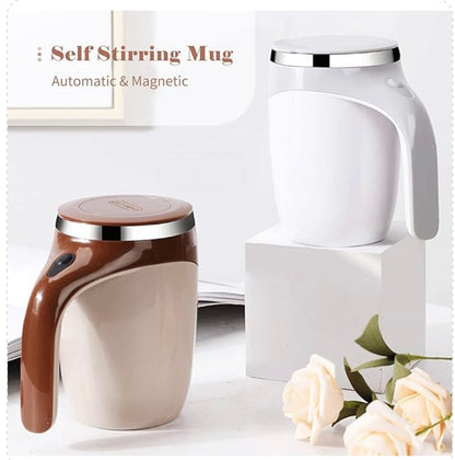 380mL Self Stirring Mug with Lid